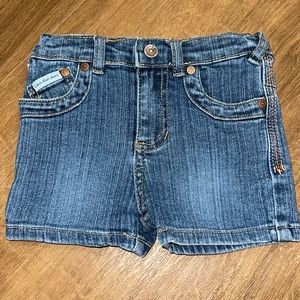 Size 3T girls Calvin Klein Jean shorts